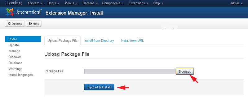 Joomla 3.0 Dil Paketi Yükleme ve Etkinleştirme